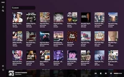Screenshot of Playlist Manager